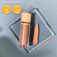 Profusion Cosmetics Ray of Sunshine Liquid Highlighter - Infused with Vitamin A & E for Subtle Luminosity, Long-Lasting Makeup Essentials for Effortless Beauty - Golden Hour