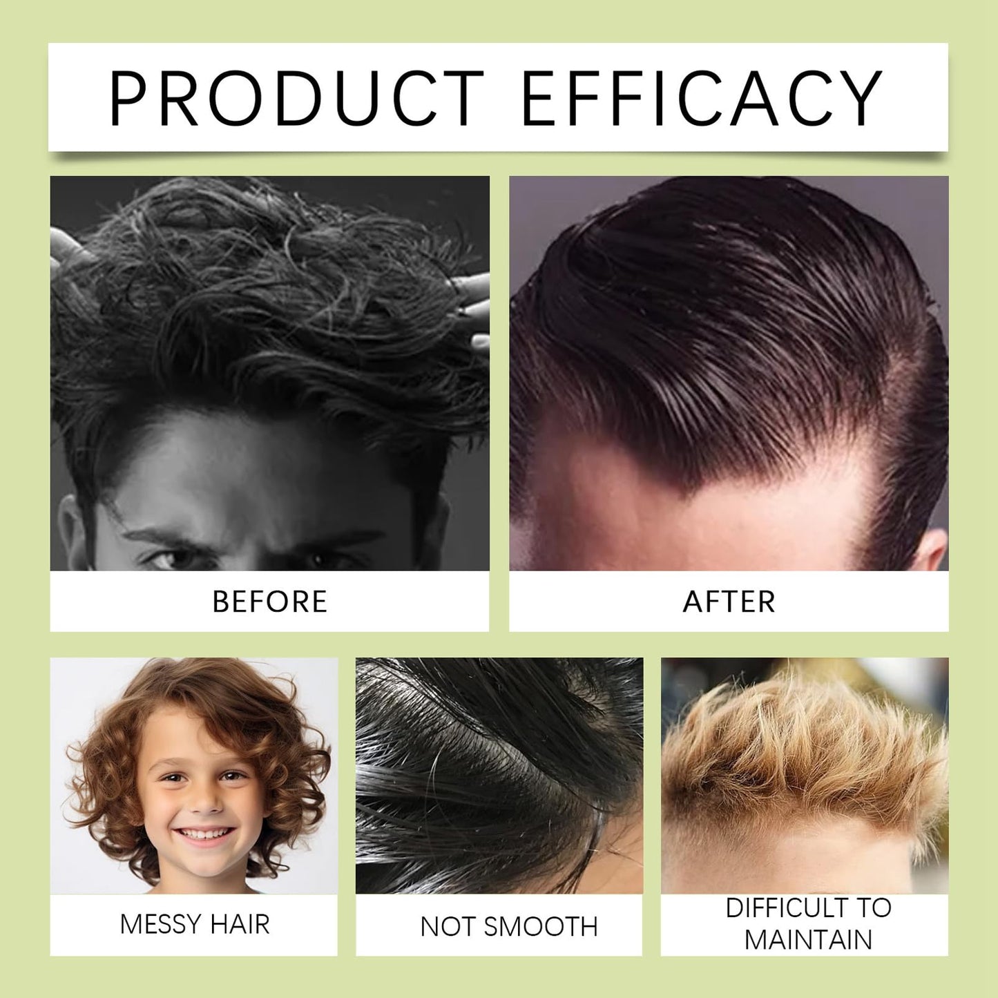 Kids Hair Gel - Styling Gel for Kids All Natural - Baby Hair Gel - Medium Strong Hold - Gentle Hold & Fun Hair Styles - Moisturizing - Fruit Fragrance - 100g/3.53oz