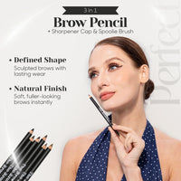 The BrowGal Skinny Eyebrow Pencil - 02 Espresso, 1.2 g