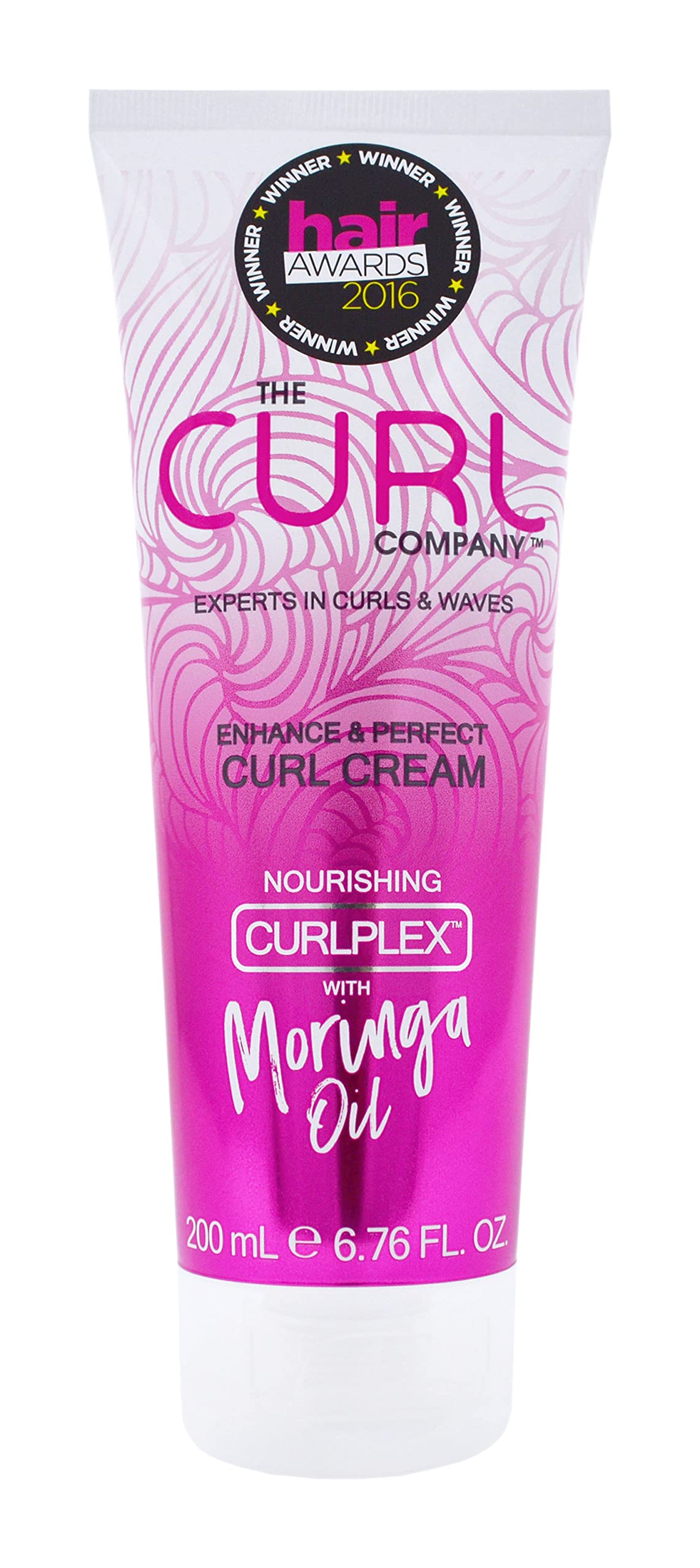 The Curl Company Enhance & Perfect Curl Cream (200ml) - Professionally Formulated with Nourishing Curplex with Moringa Oil. Experts in Curls & Waves