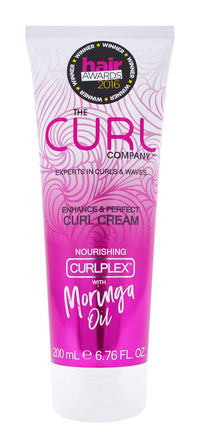 The Curl Company Enhance & Perfect Curl Cream (200ml) - Professionally Formulated with Nourishing Curplex with Moringa Oil. Experts in Curls & Waves