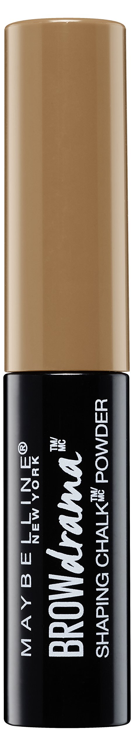 Maybelline Brow Drama Shaping Chalk Powder, 1g, Dark Blonde
