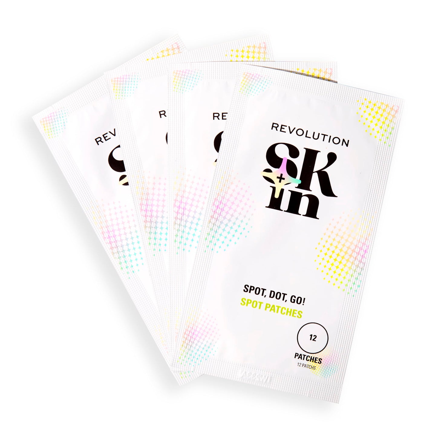 Revolution Skincare London Revolution Skin, Spot, Dot, Go! Salicylic Acid Spot Patches, Discreet Pimple Patches With Salicylic Acid & Tea Tree, Vegan & Cruelty-Free, 60 Patches Per Box