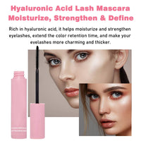 AmiCera Tubing Mascara, Waterproof Mascara Black Sky High, Thrive Lifting Long Lashes, No Clumping Smudge Proof, Long Lasting Eyelash Makeup for Women Girls, Natural Curl Looking, Sensitive Eyes, Pink