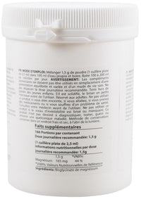 Magnesium glycinate as Magnesium bisglycinate | 0.55 lb – 250 g | Crystal Powder Soluble in Water | Heiltropfen®