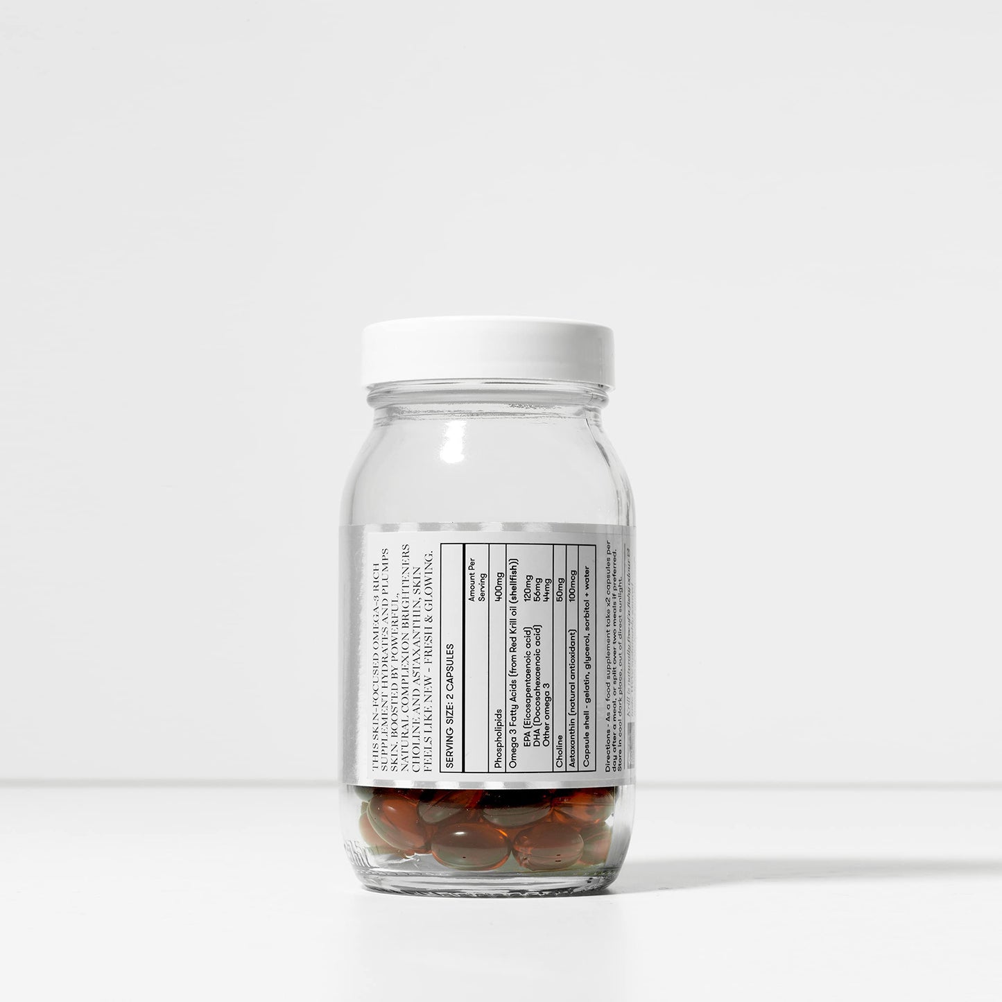 Equi - Beauty Oil Edition - 30 Day Multivitamin Capsules - Red Krill Oil Supplement - Hydrating, Anti-Dryness, Anti-inflammatory - Vision & Cardiovascular Support - Omega 3, Astaxanthin, Choline