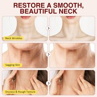 ThamGlow AH-8 Firming Neck Cream, Neck Firming Cream For Loose Skin, With Massage Roller - Tightening Treatment For Sagging Skin, Reduces Lines & Improves Elasticity