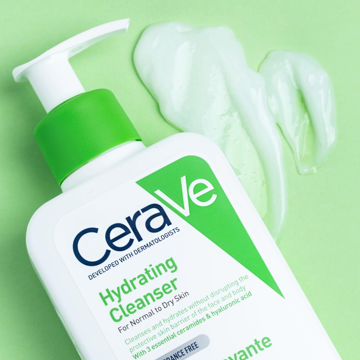 CeraVe Hydrating Cleanser for Normal to Dry Skin 562ml with Hyaluronic Acid and 3 Essential Ceramides