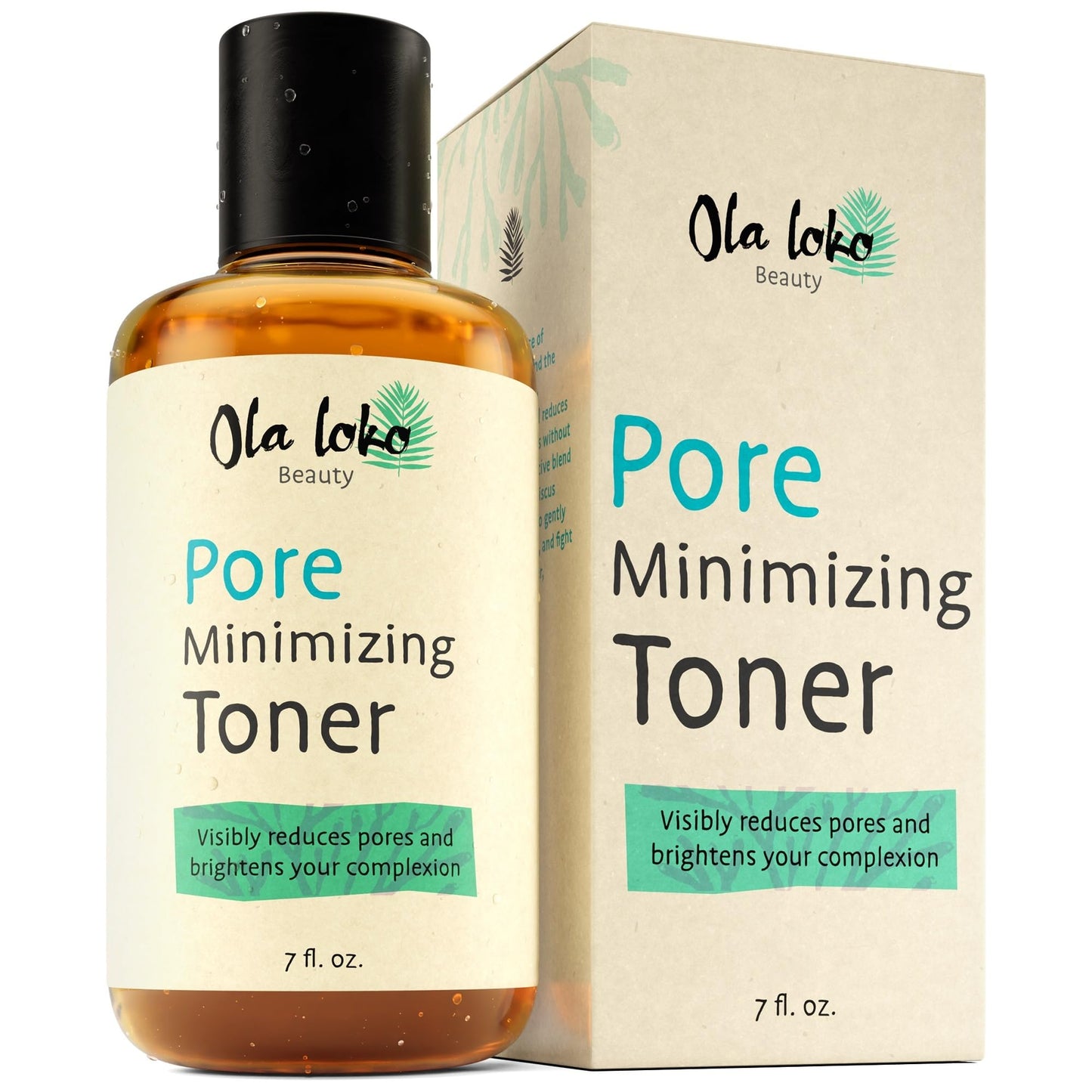 Ola Loko Pore Minimizer Toner, Face Toner for Oily & Aging Skin, Skin Tightening Pore Toner w/Botanical Extracts & 2% Niacinamide, Exfoliating Skin Toner, Safe for Sensitive Skin, Toner for Face Oily Skin