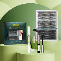 Lanciley Cluster Lashes Kit 320 PCS Individual Eyelashes 30D+40D+60D Eyelash Clusters Fluffy Lashes 11-20mm Eyelash Extension Kit Natural Lash Clusters Lash Clusters with Bond and Glue at Home-30D+40D+60D