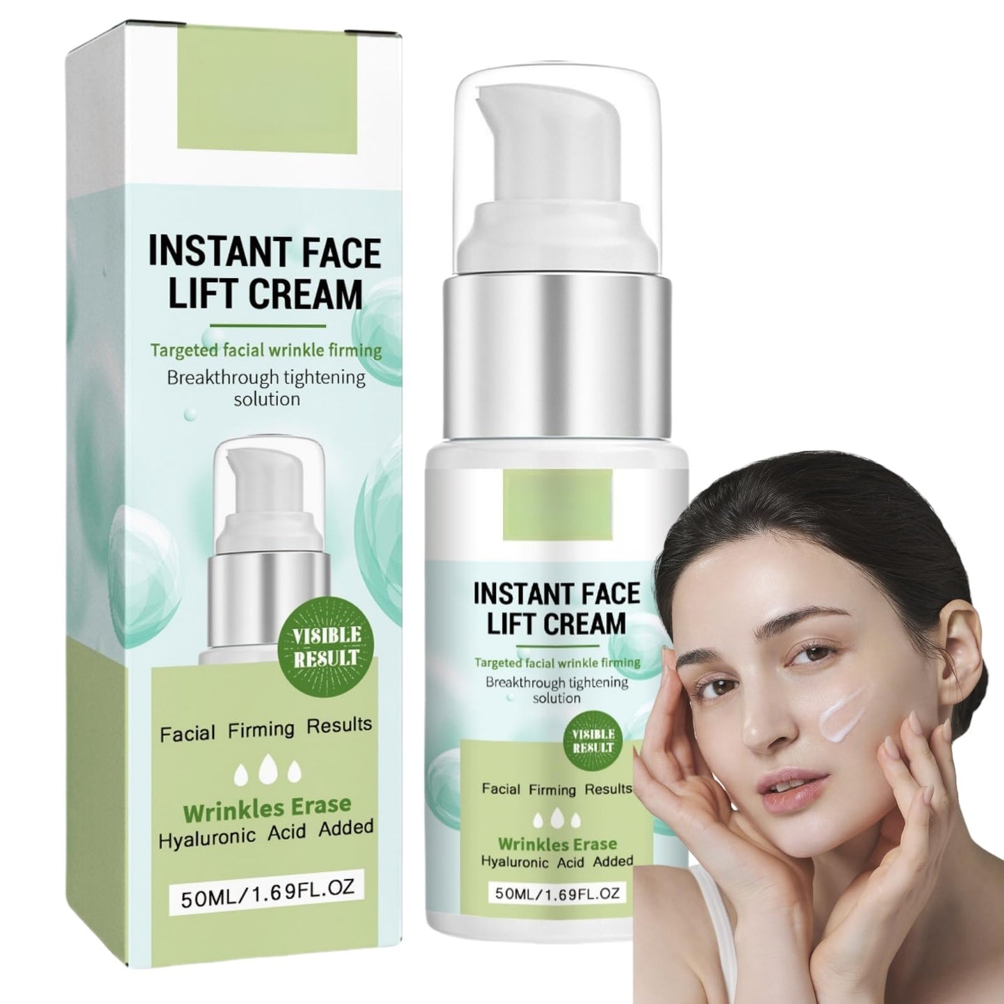 Siyinzu Skin Tightening Cream for Face,Anti Wrinkle Face Cream,Instant Face Lift Cream,Day and Night Cream for Women,Skin Firming Cream Serum for Women,Skin Cream for Loose Skin,Hyaluronic Acid Moisturizer