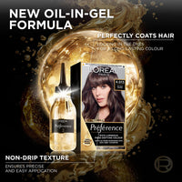 L'Oreal Paris Preference Hair Dye, Long Lasting, Luminous Permanent Hair Colour, 4.013, Paris