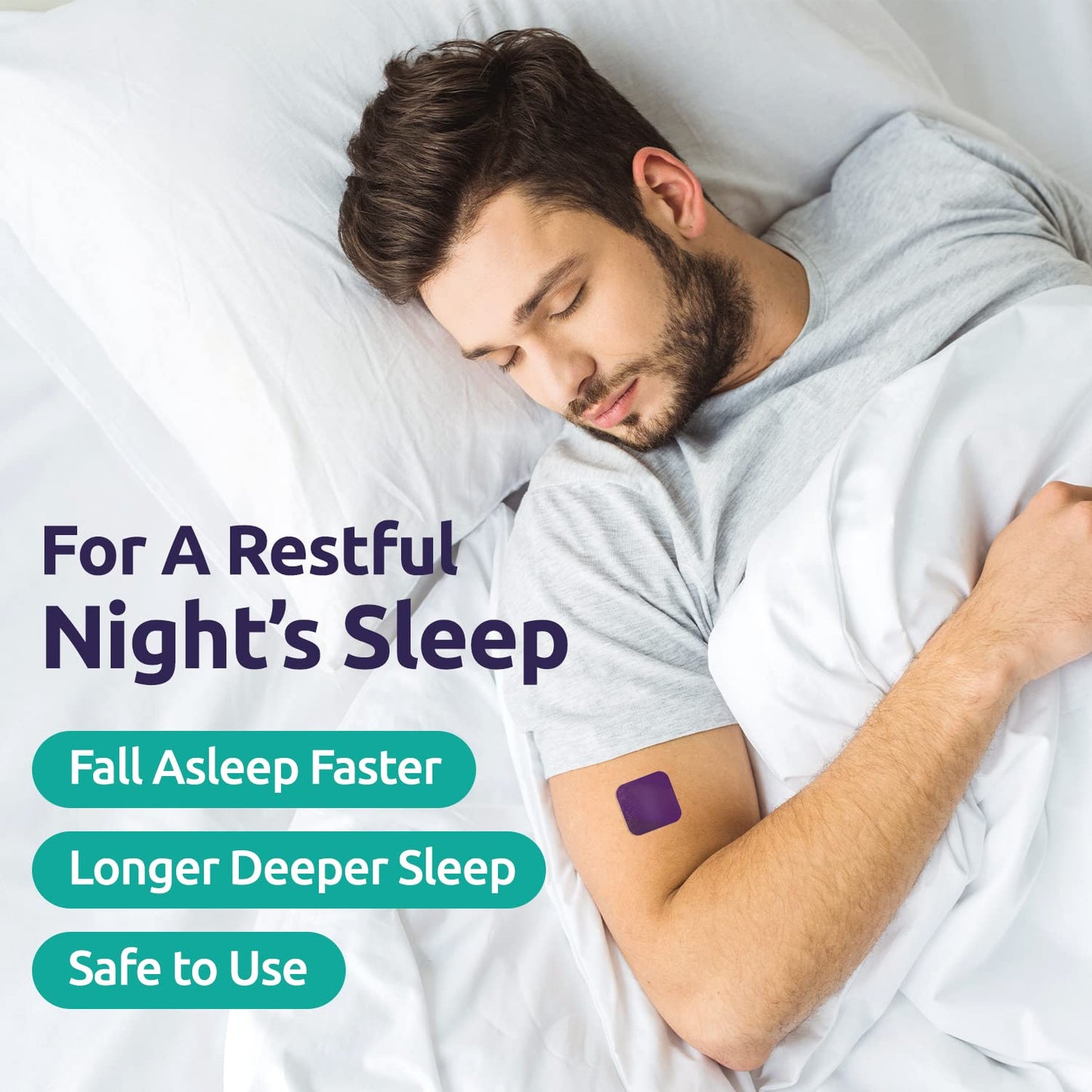 Ashania Sleep Patches, Sleep Patches for Adults, 42 Patches, Easy to Apply and Comfortable, Premium Ingredients, for Men and Women