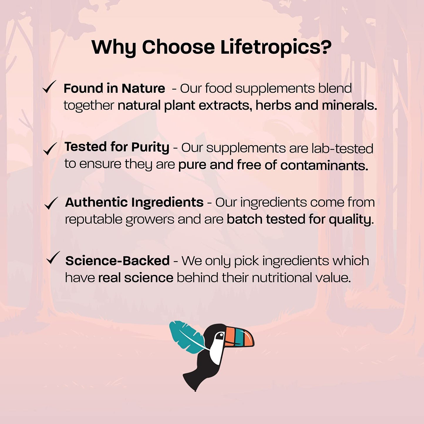 Lifetropics Pure Berberine - 500mg Berberine HCL Supplement - Lab Tested Authentic - Vegan Friendly - 60 Plant-Based Pullulan Capsules