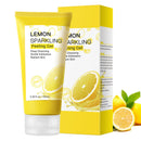 CTUBLIAUNX Facial Exfoliator, Vitamin C Exfoliating Gel, Lemon Peeling Gel Removes Dead Skin, Moisturizing Facial Scrubs Anti Pigmentation for All Body Parts