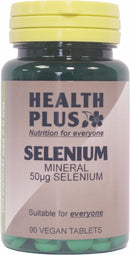 Health Plus Selenium 50µg Mineral Supplement - 90 Tablets