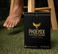 Phoenix Foot Peel for Men - Large - Extra Strength - 2 Pack - Callus Remover - Unscented - Paraben free