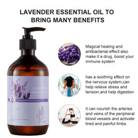 Rosarden Massage Oil for Relaxing, Warming, Joint Pain Sensual Massage Oil Lavender Massage Oils for Massage Therapy Moisturizing Massage Oil for Men and Women (Lavender Flavor)