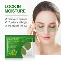 Deth Oneth Seaweed Under Eye Patches,Collagen Hydration Eye Mask for Improving Eye Puffiness, Dark Circles, Removing Eye Bags, Reducing Wrinkles, Eye Treatment Mask（3 piece）