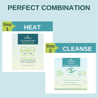 NOVEHA Antimicrobial Eyelid & Lash Wipes | For Itchy, Dry Eyes, Styes & Blepharitis, Gentle & Natural 0.02% Pure Hypochlorous Acid Cleansing Wipes, Hypoallergenic & Soothing For Sensitive Eyes, Pack of 60