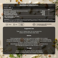 Gains Nutrition GN Lions Mane | 90 High Strength Lions Mane Supplement Tablets with Black Pepper - 2000mg Lion's Mane per Serving | Lions Mane Mushroom Supplement | Non-GMO, Gluten & Allergen Free | Made in The UK