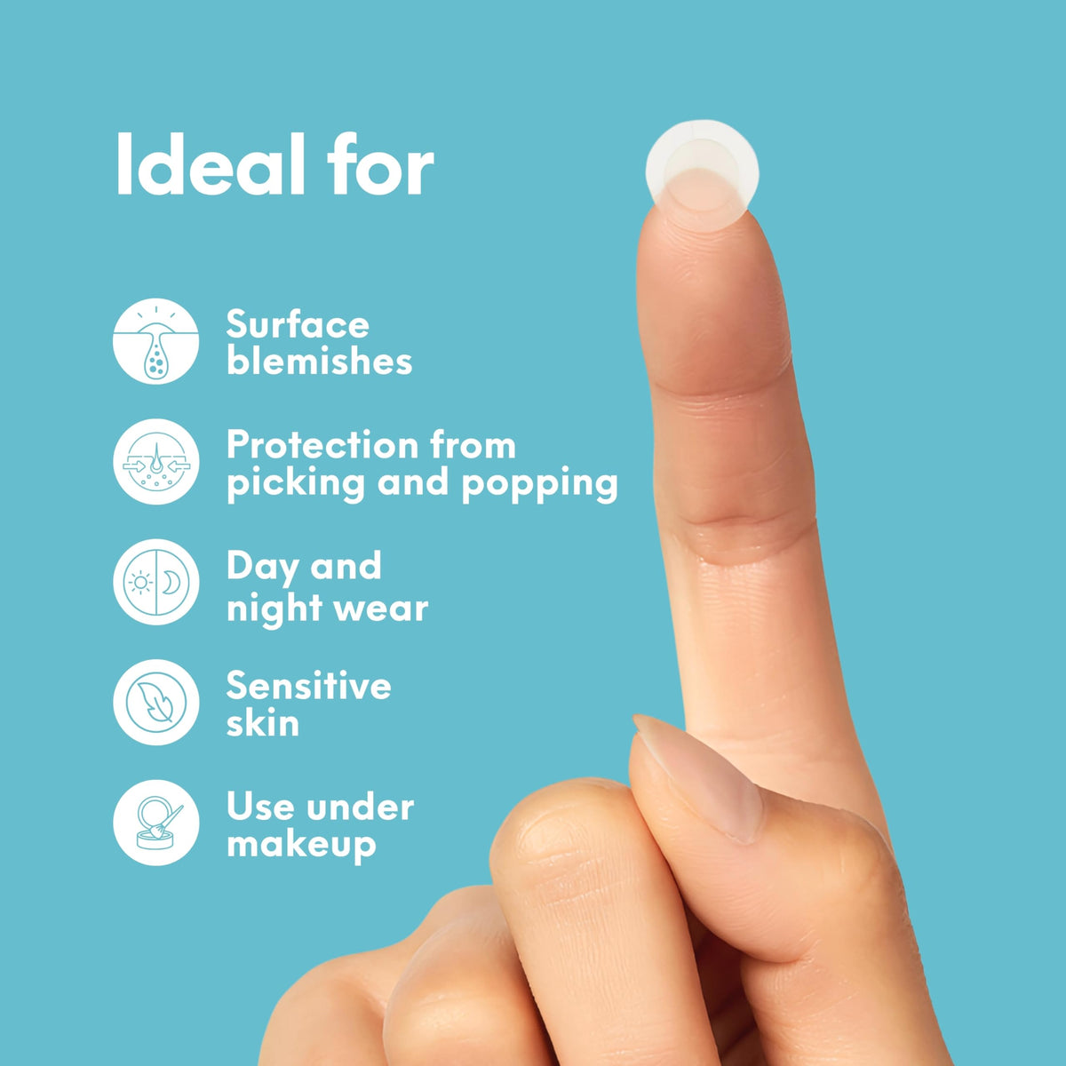 SKIN CHOICE Spot Patches – Breakout Pimple Patches (Pack of 30) Hydrocolloid Patch, Blemish Stickers Spot Dots for Face, Vegan & Cruelty-Free Korean Skincare
