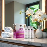 RENEW HAIR PROFESSIONAL NANO Smoothing System Hair Straightening Brazilian Treatment Hair Straightening ,Smooths, Strengthens, Softens Formaldhendy Free Keratin Smooth Renew , Vegan 3x 120ml