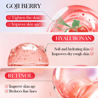 Go-ji Berry Facial Cream - Face Moisturiser - Goji Berry Face Cream For Women - Skin Tightening Cream For Face - Anti Wrinkle & Aging Cream Repair Skin Barrier - Smooth,Hydrate Skin Day Cream 100g