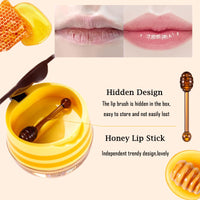 GEEWHILE Lip Mask Honeybalm Lip Balm, Propolis Moisturizing Lip Care Cream for Day&Night Lip Care, Lip Line Reduce, Hydrate & Plump Dry, Chapped Lips