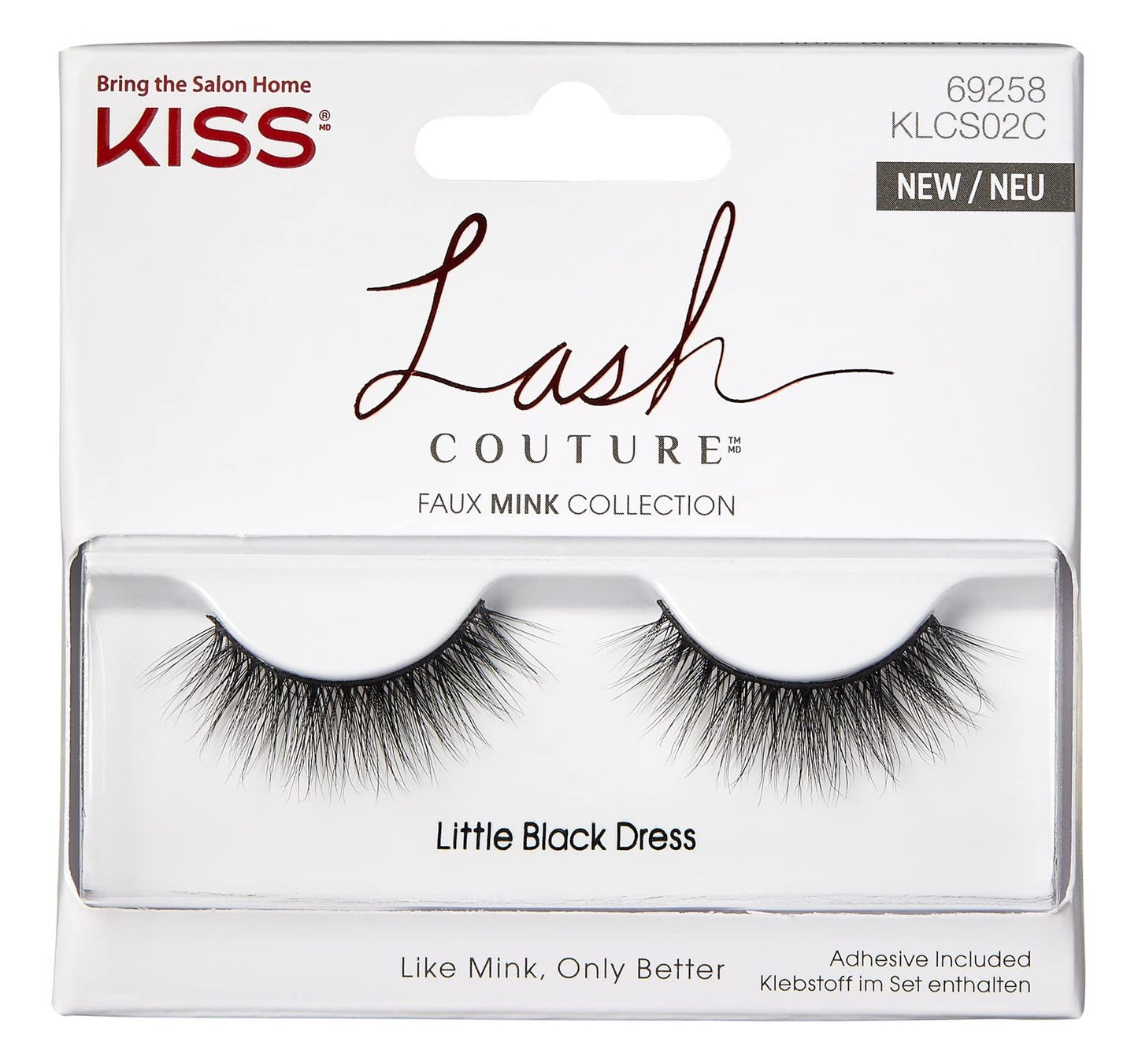 KISS Kiss Lash Couture Faux Mink Little Black Dress (3 Pack)
