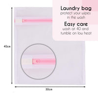 Green Face Co. Green Face Co 20 Microfibre Makeup Remover Wipes with Laundry Bag | Pack of 20cm x 20cm Reusable Soft Facial Cloths for Beauty Routine | Perfect Make Up Removing Towel or Cleansing Cloth