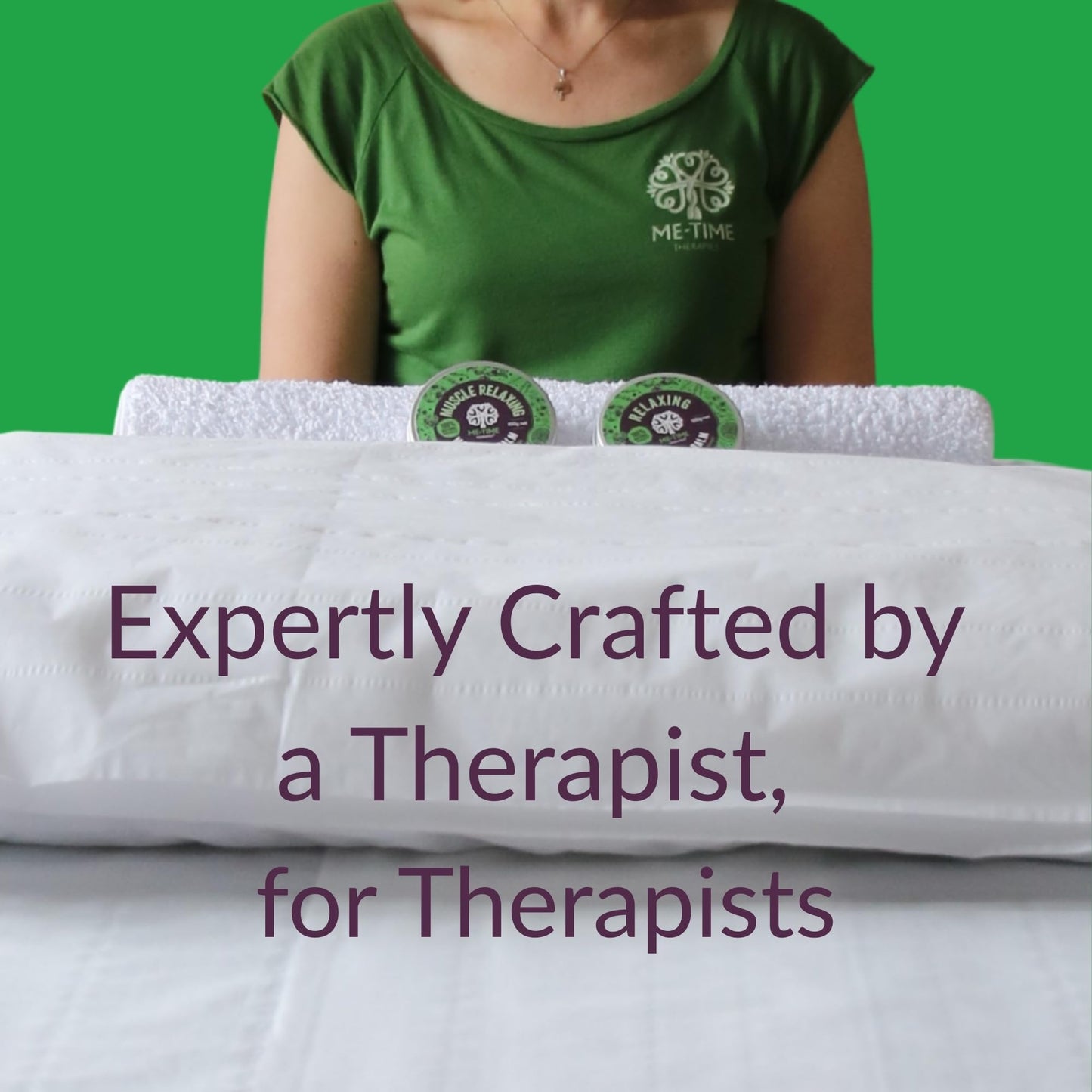 Me-Time Therapies Relaxing Massage Balm with Lavender, Geranium & Bergamot 100g – Professional Aromatherapy Balm for Relaxation & Reflexology – Me Time Therapies. Made in UK