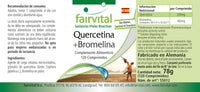 Quercetin Plus Bromelain - 120 Tablets - Vegan - Synergistic Combination - Safe Dosage