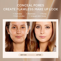 EONFAVE CC Cream with SPF 15 - CC Cream Foundation Colour Correcting Cream, Anti-Redness and Colour Correcting - Lightweight Hydrating Formula - Full Coverage Face Concealer Makeup CC Cream