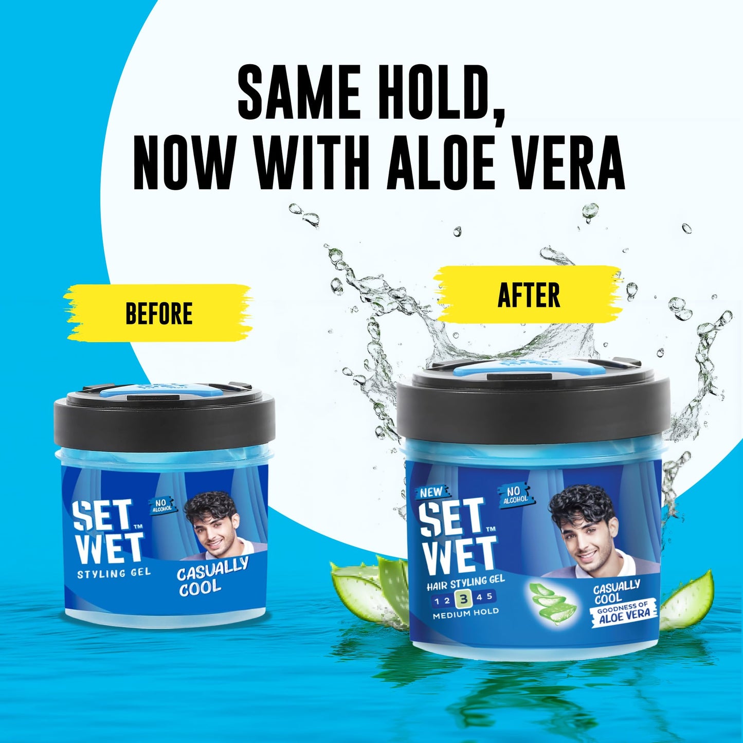 Set Wet Style Hair Gel Cool Hold 50ml