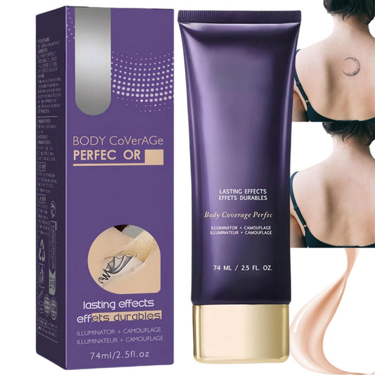 Ruojiar Body Coverage Per/fector,Ta/ttoo Cover Up Makeup,All Over Com/plexion Per/fector,Long Lasting Waterproof Sweatproof,Natural Gloss,Easy Application,Radiant Glow,Body Makeup,for Blemish,Spot and Scars
