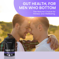 Purely Proud Game ON – Fibre Rich Supplement for Bottoms | Stay Ready with Psyllium Husk, Probiotics, Peppermint | Supports Digestion, Gut Health & Clean Confidence | Vegan | 90 Capsules | Made in UK