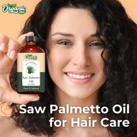 ORGANIC ZING Organic Zing Saw Palmetto Oil 118 ml (3.99 fl oz) – Cold Pressed Carrier Oil for Hair Care Formulations, Scalp Treatments & DIY Cosmetic Preparations