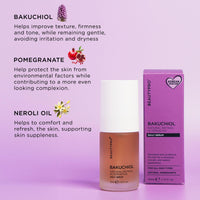 BeautyPro BEAUTYPRO BAKUCHIOL Serum 30ml Natural Retinol Hydrating Formula Nourishing Korean Skincare Water-Free Vegan Ingredients Multi Award Winning Brand