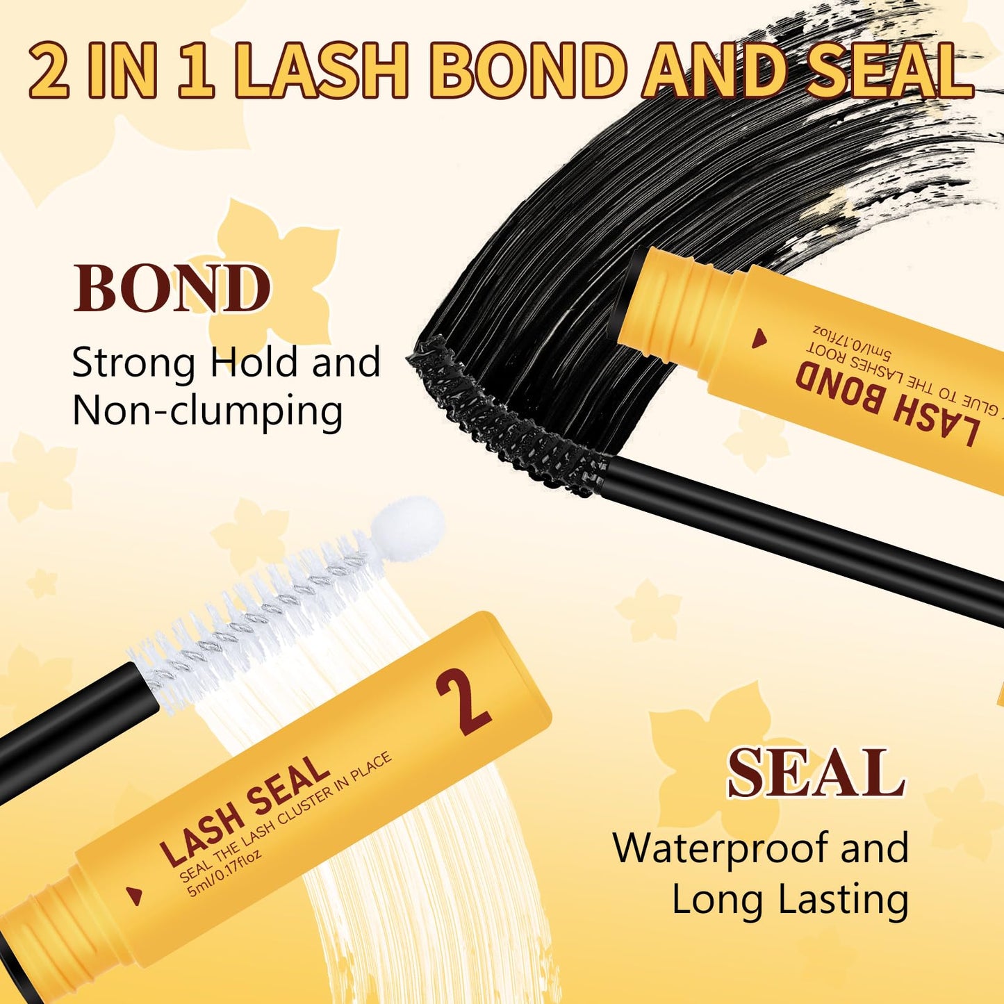 QUEWEL DIY Lash Extension Kit 320Pcs 80D+100D Fluffy Cluster-Lashes Mix 12-18mm Thick Eyelash-Clusters Bond and Seal Lash Kit and Lash Tweezers Easy DIY at Home(80D+100D Fluffy Kit)