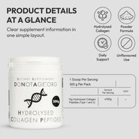 Generic Do Not Age Hydrolysed Collagen Peptides 300g