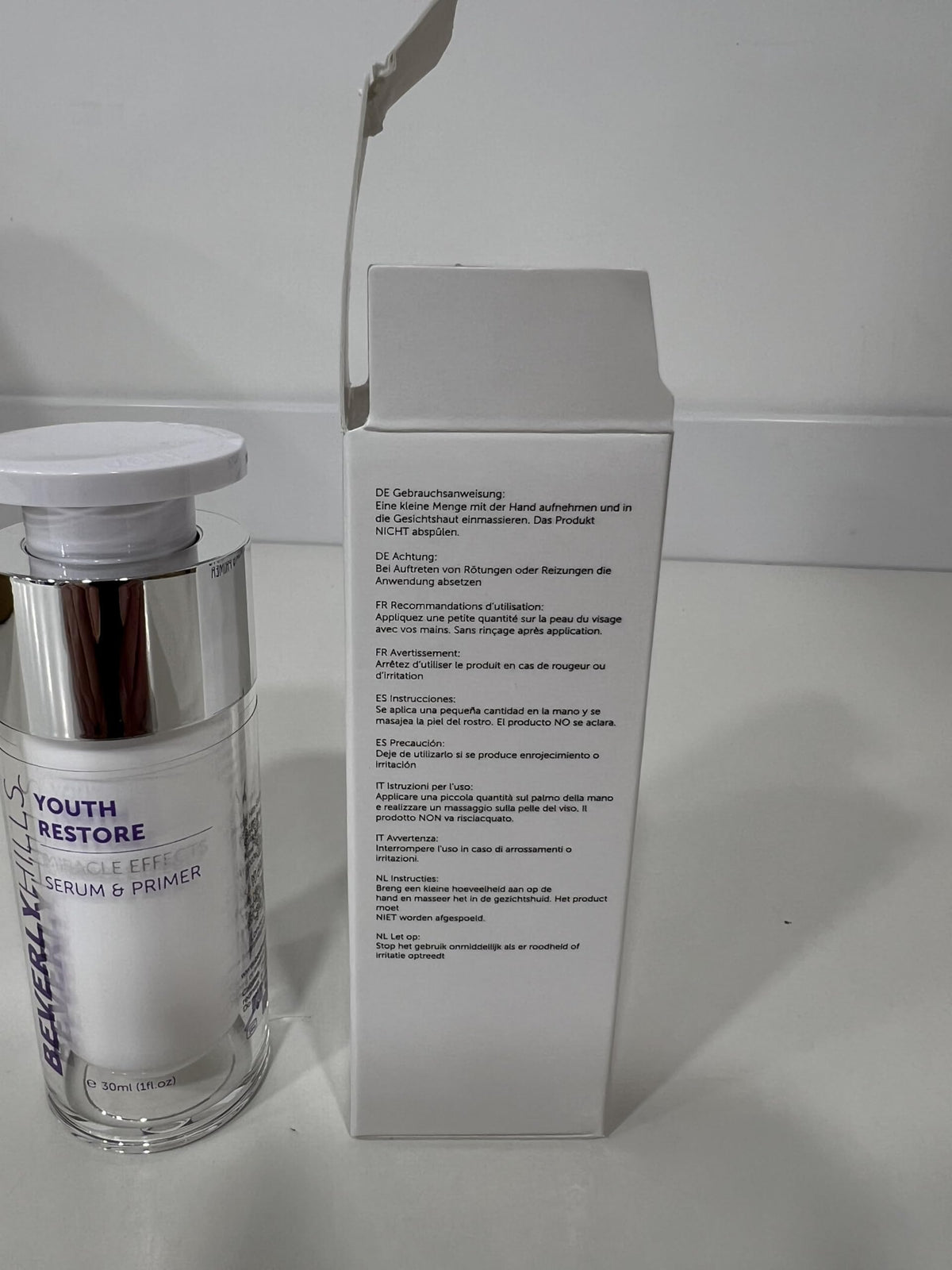 BEVERLY HILLS Beverly Hills Primer for Face Makeup - Pore Minimizer & Uneven Skin Tone Reducer | Makeup Primer with Anti Aging Ingredients that Hydrates & Moisturizes skin, 1 Fl. oz (120 days supply)