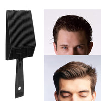 CONGGUAN Men's 2-in-1 Flat Top Guide Comb with Water Leveling for Barber Haircut & Styling