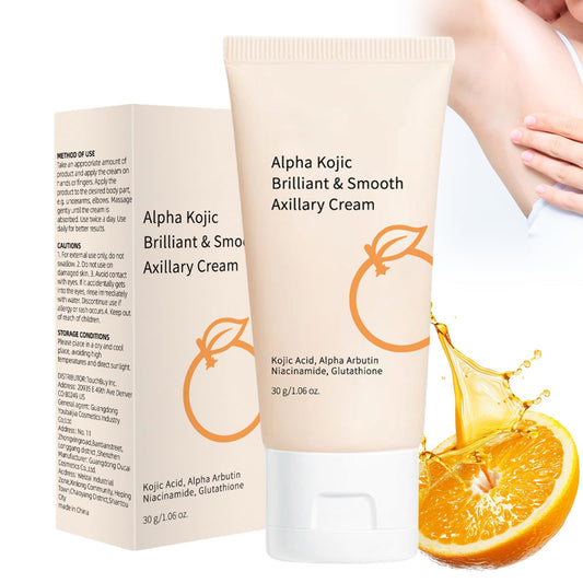 Kojic Acid Underarm Cream, Dark Underarms Treatment Skin Lightening Cream for Dark Knees & Elbows, with Alpha Arbutin & Niacinamide, Brightens, Smooths & Evens Skin Tone, Non-Greasy Formula, 50ml