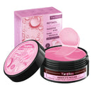 Coukula Pink Undereye Mask (60 Pcs), Collagen Hydrating Gel Pads, Reduce Puffiness, 30 Pairs Under Eye Patches for Dark Circles Puffy Eyes Treatment, Wrinkle, Women Men Beauty Personal Skin Care Products
