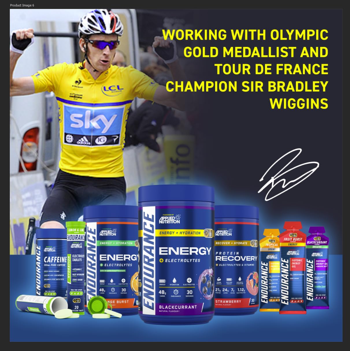 Applied Nutrition ISOTONIC Caffeine Free Energy Gels | Performance-Enhancing Formula | Zero Fat Zero Sugar | 23g Carbohydrates | Pack of 6 x 60g | Variety Pack