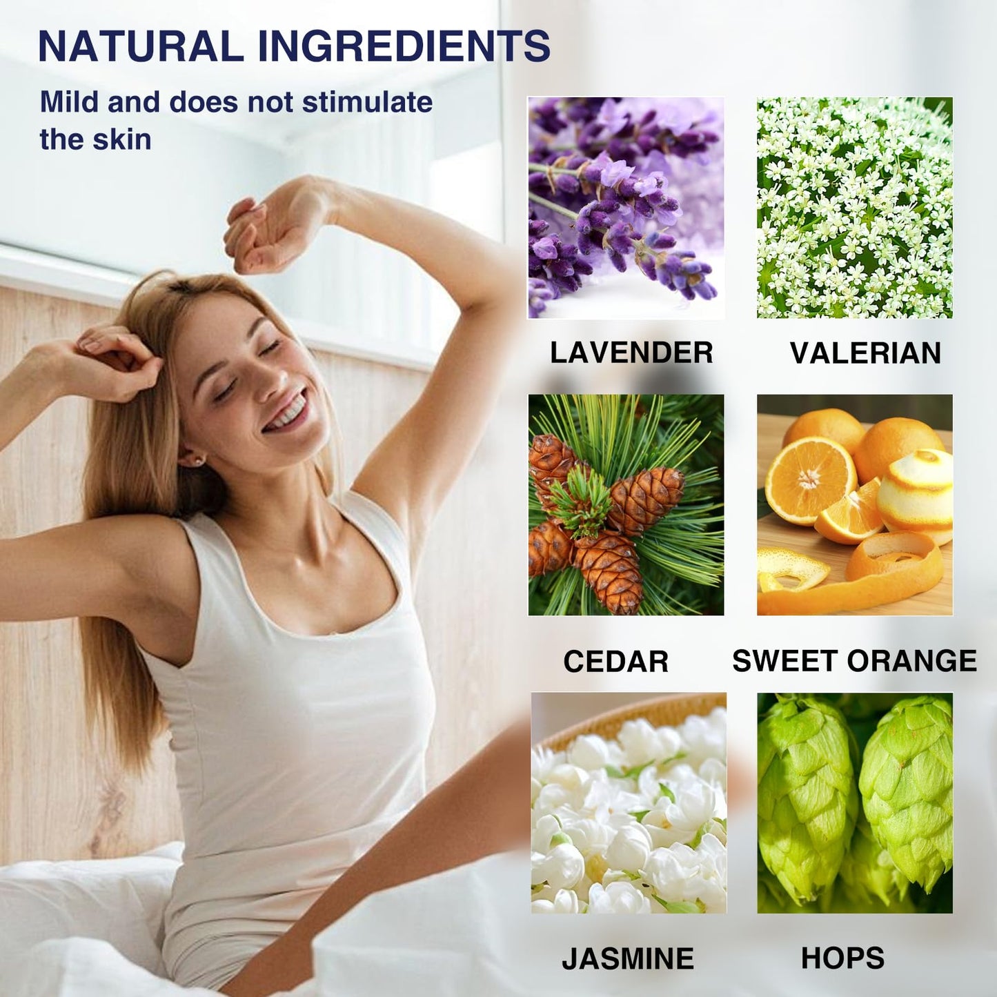 Ninnyi 30PCS Natural Sleep Support Patches for Adults, Sleep Patches for Deep Sleep