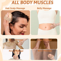 ElevateTech Meridian Pressure Brush, Wood Therapy Massage Tools for Belly Fat Wooden Meridians Massager Comb Handheld Massage Body Brush for Cellulite Remover, Lymphatic Drainage, Muscle Pain Relief