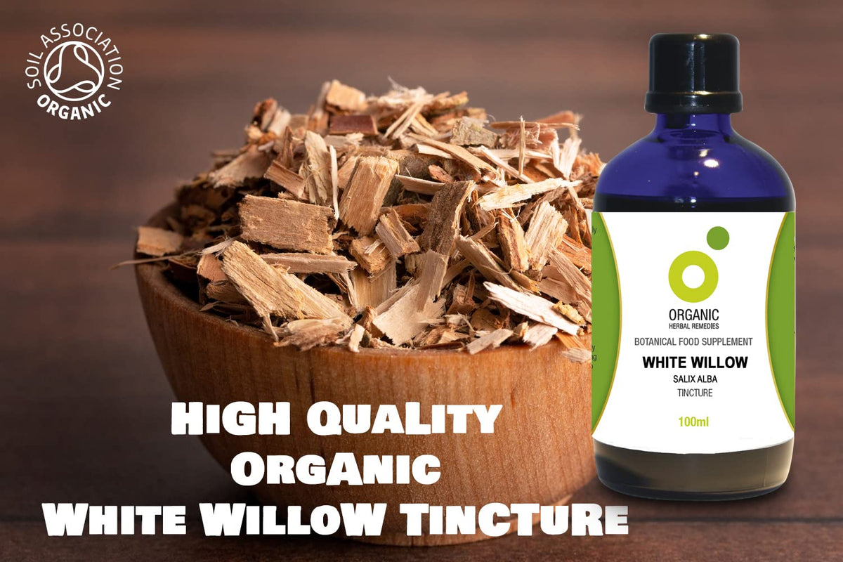 Organic Herbal Remedies 100ml White Willow Tincture