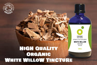 Organic Herbal Remedies 100ml White Willow Tincture
